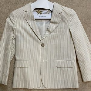 Seersucker boys suit, Nautica size 7